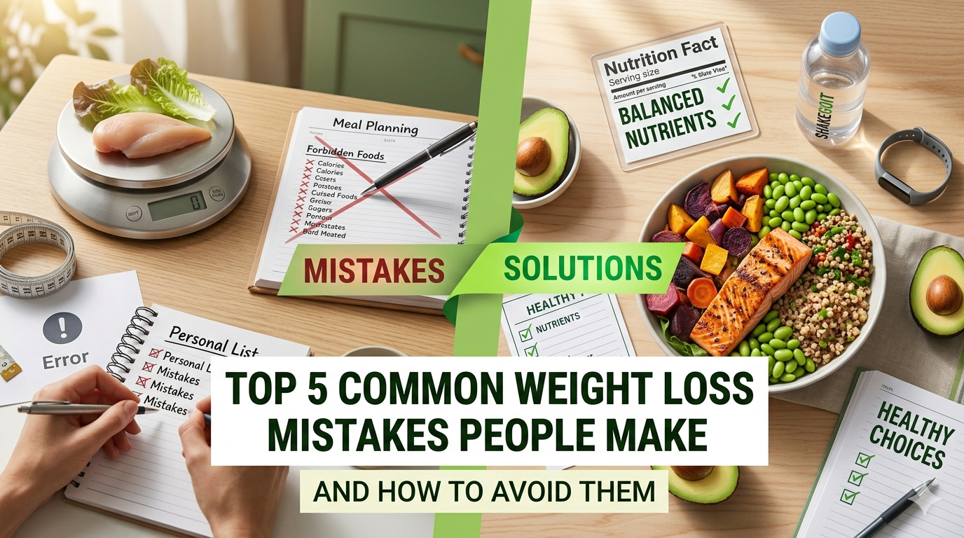 Top 5 Common Weight Loss Mistakes People Make (And How to Avoid Them)