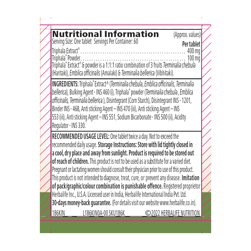 Triphala 60 Tablets - Image 3