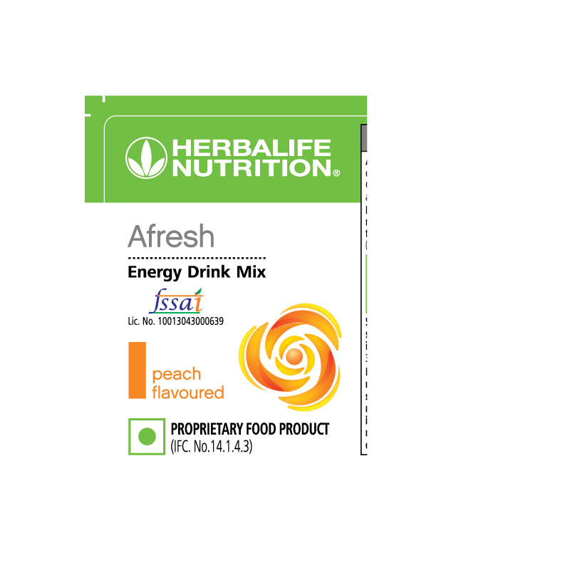 Afresh Energy Drink Mix Peach 50 g - Image 4