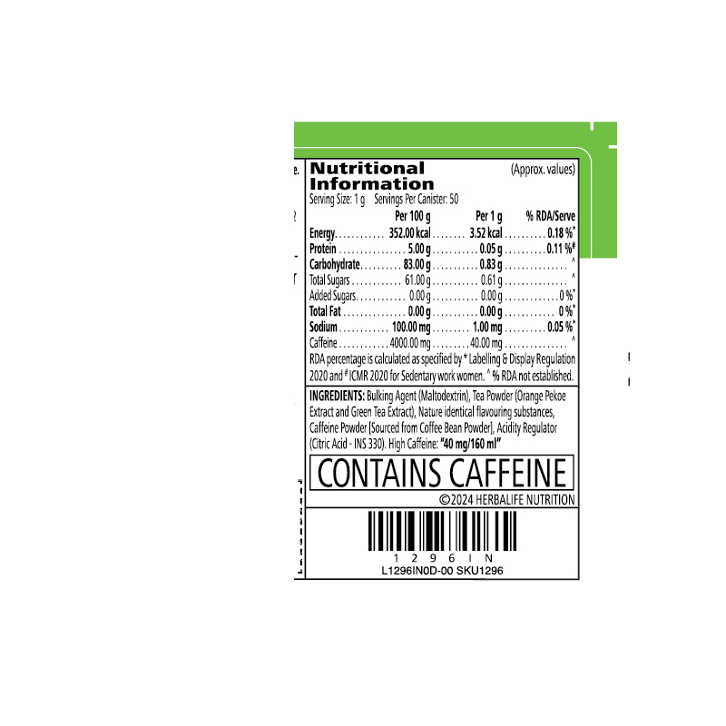 Afresh Energy Drink Mix Peach 50 g - Image 3
