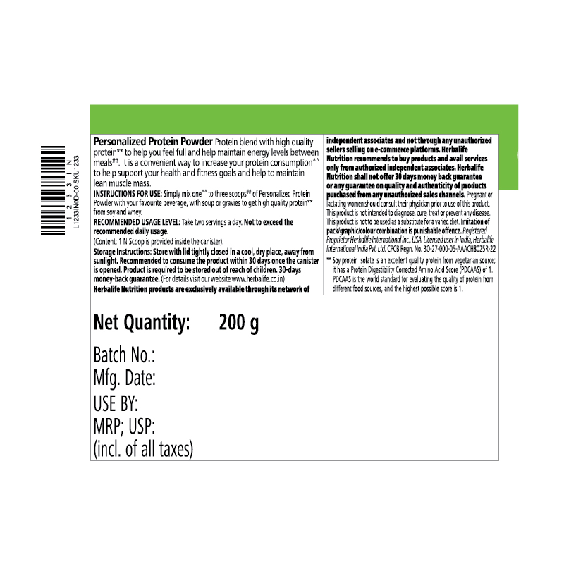 Personalized Protein Powder 200 g - Image 4