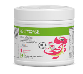 Dinoshake nutritional children’s drink mix – Strawberry flavour
